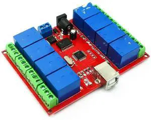 5V 12V 2 4 8 Channel USB Relay Control Switch Programmable Computer Control Smart Home PC Intelligent Controller