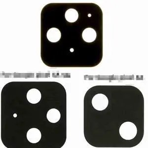 5 GD1YQ GTT9Q 4A 4A 5G Phone Rear Camera Rim Lens Cover (without Logo) Black Color