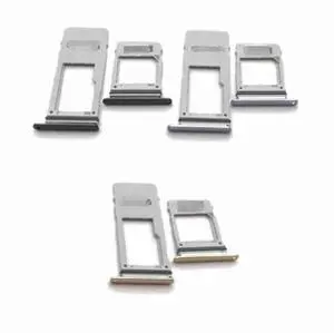 A8 2018 SM-A530 A8+ 2018 SM-A730 SIM And MicroSD Memory Card Tray Holder Silver Black Gold Rose Gold