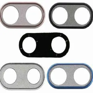 Rear Camera Metal Frame With Camera Glass Lens Protector Part P20 Lite