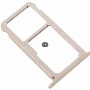 SIM And Micro SD Memory Card Tray Holder Gray Gold Color
