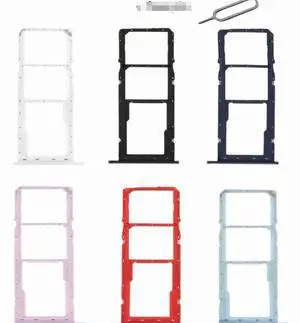 A01 A015 A11 A115 SIM Card Tray Holder With Green White Black Blue Purple Red