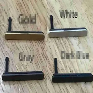 White Gold Gray Dark Blue Micro SD Card Port Dust Plug Cover Cap Replacement Part Z5 E6653 E6603 E6633