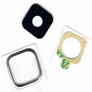 2PCS/Lot Silver Main Camera Lens Ring Cover Replacement Part S5 Mini G800 G800F