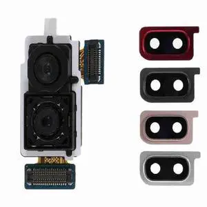 Back Big Rear Camera Module With Camera Lens Cover Ring + Glass lens A20 SM-A205