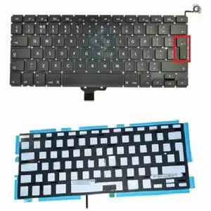 UK Laptop Keyboard Keypad With Backlight book Pro A1278 13.3 2009-2012