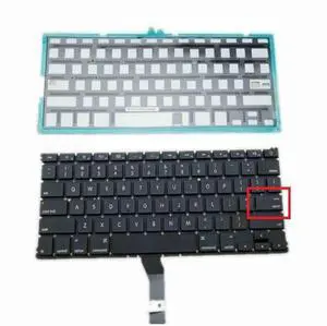 US Laptop Keyboard Keypad With Backlight book Air A1369 2011 A1466 2012 2013