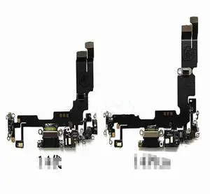 Charging Flex Cable 14/14Plus USB Charger Port Dock Connector With Mic Flex Cable