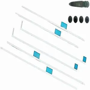 10sets/lot A1419 27 2012-2015 LCD Screen Strip Stickers Tape and Opening Tools