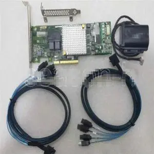 FOR ASR-8805 12GBPS SAS/SATA/SSD Raid Controller card +AFM-700CC +2PCS 8643-4SATA