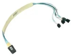 FOR 0HJ6F0 FOR C6100 C6220 Mini-SAS To 4X SATA Cable Mini SAS To 4 SAS FOR 9260-8i Array Card HJ6F0 CN-0HJ6F0