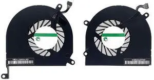 Replacement Fan A1286 Left + Right CPU Cooling Fan for 15 Inch 2008 2009 2010 2011 2012