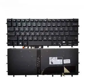 Replacement US keyboard for 15 9550 9560 7558 7568 5510 M5510 laptops (backlit without border)
