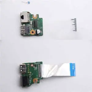 For 15-e000 15-e 15-e042tx 15-e027tx DAOR65TB6D0 USB Ethernet port board (with cable) For 15-e000 15-e 15-e042tx 15-e027tx DAOR65TB6D0 USB Ethernet port board (with cable)