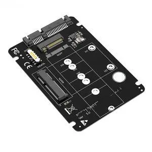 FOR M.2 NGFF mSATA SSD to SATA 3.0 2.5inch Adapter M2 SATA SSD mSATA SSD Converter Riser Card For PC Laptop Add On Cards Up to 6Gbps FOR M.2 NGFF mSATA SSD to SATA 3.0 2.5inch Adapter M2 SATA SSD mSATA SSD Converter Riser Card For PC Laptop Add On Cards Up to 6Gbps