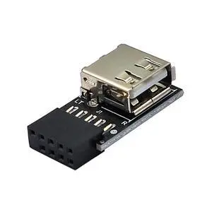 FOR 1PCS USB Adapter Converter PC Motherboard Internal USB 2.0 9Pin Female to USB A Female Adapter Card PCB Board Extender Connector FOR 1PCS USB Adapter Converter PC Motherboard Internal USB 2.0 9Pin Female to USB A Female Adapter Card PCB Board Extender Connector