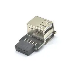FOR Motherboard Internal 9pin Female to Dual USB2.0 Type A Female Conector 9Pin to 2 Port USB Adapter Connector Riser for USB Device FOR Motherboard Internal 9pin Female to Dual USB2.0 Type A Female Conector 9Pin to 2 Port USB Adapter Connector Riser for USB Device