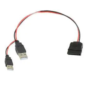 FOR SATA to USB Power Cable HDD USB Adapter 40cm USB 5V Male To 15Pin SATA Female USB Port Power Supply for Laptop 2.5" SATA HDD SSD FOR SATA to USB Power Cable HDD USB Adapter 40cm USB 5V Male To 15Pin SATA Female USB Port Power Supply for Laptop 2.5" SATA HDD SSD