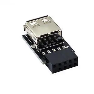 FOR 9pin to USB Adapter Connector PC Internal Motherboard 9pin to USB 2.0 Type A Female Converter for Wireless Mouse Receiver FOR 9pin to USB Adapter Connector PC Internal Motherboard 9pin to USB 2.0 Type A Female Converter for Wireless Mouse Receiver