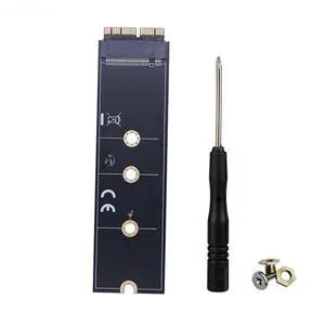 FOR M.2 NVME SSD Adapter Converter for book Air 2013 2014 2015 2017 A1465 A1466 Pro A1398 A1502 A1419 2230-2280 NVME/AHCI M.2 SSD FOR M.2 NVME SSD Adapter Converter for book Air 2013 2014 2015 2017 A1465 A1466 Pro A1398 A1502 A1419 2230-2280 NVME/AHCI M.2 SSD