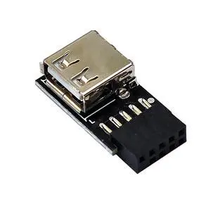 FOR USB 2.0 Motherboard Header USB2.0 A 9 Pin Female Converter 9pin Motherboard to USB Adapter Connector for Wireless Mouse Receiver FOR USB 2.0 Motherboard Header USB2.0 A 9 Pin Female Converter 9pin Motherboard to USB Adapter Connector for Wireless Mouse Receiver