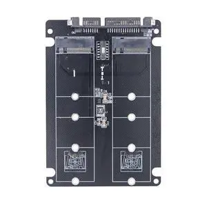 FOR Dual NGFF to SATA Adapter 2 Port M.2 SATA SSD B Key to SATA3.0 6Gbps Riser Board Converter for 2230 2242 2260 2280 M2 SSD for PC FOR Dual NGFF to SATA Adapter 2 Port M.2 SATA SSD B Key to SATA3.0 6Gbps Riser Board Converter for 2230 2242 2260 2280 M2 SSD for PC