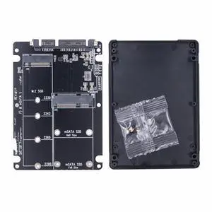 FOR M.2 SATA B Key SSD mSATA SSD to SATA 3.0 2.5inch Adapter Card Riser Converter mSATA M2 to SATA3.0 6Gbps Mobile Box for PC Laptop FOR M.2 SATA B Key SSD mSATA SSD to SATA 3.0 2.5inch Adapter Card Riser Converter mSATA M2 to SATA3.0 6Gbps Mobile Box for PC Laptop