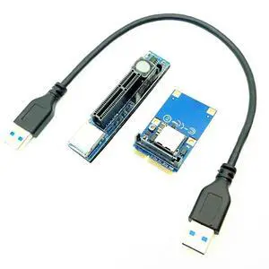 FOR PCI-E Riser Mini PCIE to PCIE X4 Extension Port Adapter Riser Card PC Graphics Card Connector 30cm USB Cable PCIE Extender Riser FOR PCI-E Riser Mini PCIE to PCIE X4 Extension Port Adapter Riser Card PC Graphics Card Connector 30cm USB Cable PCIE Extender Riser