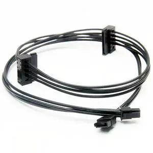 FOR Computer Cable & Connectors for M710s Power Cable 4Pin to 2 SATA 15pin +6pin SATA CD-ROM Interface Connector Cable FOR Computer Cable & Connectors for M710s Power Cable 4Pin to 2 SATA 15pin +6pin SATA CD-ROM Interface Connector Cable
