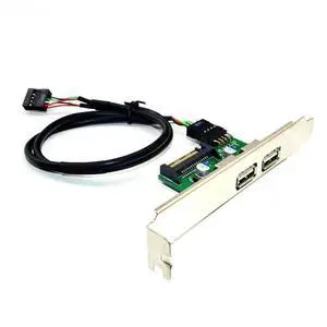 FOR 30cm PC Mainboard 9pin to Dual USB 2.0 Port Motherboard 2 USB2.0 PCI Panel Bracket 9Pin Extension Cable USB Expansion Card Riser FOR 30cm PC Mainboard 9pin to Dual USB 2.0 Port Motherboard 2 USB2.0 PCI Panel Bracket 9Pin Extension Cable USB Expansion Card Riser