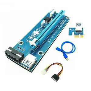 FOR PCI-E Riser Card 30CM 60CM 100CM USB3.0 Cable PCI Express 1X to 16X Extender PCIe Adapter 4Pin Power Supply for GPU FOR PCI-E Riser Card 30CM 60CM 100CM USB3.0 Cable PCI Express 1X to 16X Extender PCIe Adapter 4Pin Power Supply for GPU