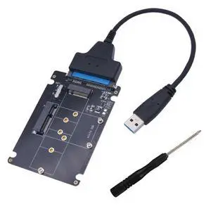 FOR SSD Adapter M.2 NGFF or MSATA to SATA 3.0 Adapter USB 3.0 to 2.5 SATA Hard Disk 2 in 1 Converter Reader Card Cable for PC Laptop FOR SSD Adapter M.2 NGFF or MSATA to SATA 3.0 Adapter USB 3.0 to 2.5 SATA Hard Disk 2 in 1 Converter Reader Card Cable for PC Laptop