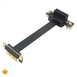 FOR PCI Express 3.0 36Pin X1 Extension Cable 8Gb Dual 90 Degrees Right Angle PCIE 1X Riser with 3.3V 12V Power LED Magnetic Foot Pad FOR PCI Express 3.0 36Pin X1 Extension Cable 8Gb Dual 90 Degrees Right Angle PCIE 1X Riser with 3.3V 12V Power LED Magnetic Foot Pad