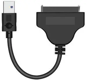 FOR USB 3.0 to SATA Cable Adapter Cable 22pin SATAIII SATA3.0 USB3.0 to SATA 3 Adapters ASM1053e Chip for 2.5" SATA HDD SSD FOR USB 3.0 to SATA Cable Adapter Cable 22pin SATAIII SATA3.0 USB3.0 to SATA 3 Adapters ASM1053e Chip for 2.5" SATA HDD SSD