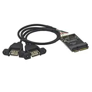 FOR Mini PCI Express to Dual USB Adapter mPCIe to 5 Pin 2 Port USB2.0 Converter for Full/Half Height Mini PCIE Card/USB Flash Disk FOR Mini PCI Express to Dual USB Adapter mPCIe to 5 Pin 2 Port USB2.0 Converter for Full/Half Height Mini PCIE Card/USB Flash Disk