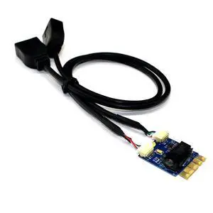FOR M.2 to USB Riser Card Converter with USB2.0 Cable M.2 USB Riser Card Adapter M.2 NGFF KEY A-E to Dual Port USB2.0 Expansion Card FOR M.2 to USB Riser Card Converter with USB2.0 Cable M.2 USB Riser Card Adapter M.2 NGFF KEY A-E to Dual Port USB2.0 Expansion Card