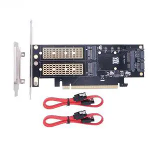 FOR M2 NVMe SSD NGFF to PCIE 3.0 X16 Adapter M Key B Key mSATA PCI Express 3.0 M.2 NVME SSD M2 SATA SSD mSATA 3 in 1 Converter Riser FOR M2 NVMe SSD NGFF to PCIE 3.0 X16 Adapter M Key B Key mSATA PCI Express 3.0 M.2 NVME SSD M2 SATA SSD mSATA 3 in 1 Converter Riser