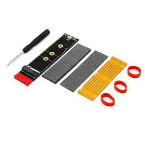 FOR PCIE to M2 Adapter PCI Express PCI E X1 to M.2 NVMe M Key Riser Aluminum Heatsink Supports 2230 2242 2260 2280 SSD M2 FOR PCIE to M2 Adapter PCI Express PCI E X1 to M.2 NVMe M Key Riser Aluminum Heatsink Supports 2230 2242 2260 2280 SSD M2