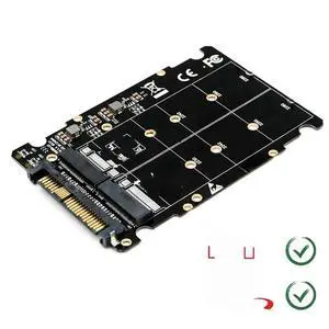 FOR M.2 SSD to U.2 Adapter 2 in 1 M.2 NVMe SATA-Bus NGFF SSD to PCI-e U.2 SFF-8639 PCIe M2 Adapter Converter for Desktop Computer PC FOR M.2 SSD to U.2 Adapter 2 in 1 M.2 NVMe SATA-Bus NGFF SSD to PCI-e U.2 SFF-8639 PCIe M2 Adapter Converter for Desktop Computer PC