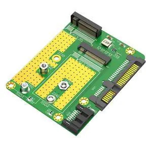 FOR Dual M.2 B Key to Dual SATA3.0 Adapter Converter Board External M2 SATA SSD Expansion Card Support 2230 2242 2260 SSD M2 Adapter FOR Dual M.2 B Key to Dual SATA3.0 Adapter Converter Board External M2 SATA SSD Expansion Card Support 2230 2242 2260 SSD M2 Adapter