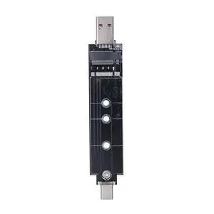 FOR Dual Protocol M2 SSD Adapter 10Gbps USB 3.2 GEN2 USB-A + Type C Riser RTL9210B Chip B+M/M Key for M.2 SATA Protocol SSD NVME SSD FOR Dual Protocol M2 SSD Adapter 10Gbps USB 3.2 GEN2 USB-A + Type C Riser RTL9210B Chip B+M/M Key for M.2 SATA Protocol SSD NVME SSD