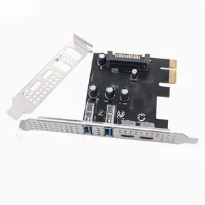 FOR Type C USB 3.2 Gen1 5Gbps PCIE Card Hub USB 3.0 PCI Express Board 2*USB A Port+2*Type-C Port/USB3.2 PCI-E Expansion Card Adapter FOR Type C USB 3.2 Gen1 5Gbps PCIE Card Hub USB 3.0 PCI Express Board 2*USB A Port+2*Type-C Port/USB3.2 PCI-E Expansion Card Adapter