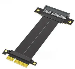 FOR PCI-E X4 to X4 Extension Cable PCI-E PCI Express 4.0 4X Riser Cable Extender Converter Adapter Support Capture Card SSD USB Card FOR PCI-E X4 to X4 Extension Cable PCI-E PCI Express 4.0 4X Riser Cable Extender Converter Adapter Support Capture Card SSD USB Card