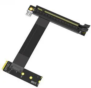 FOR M.2 NVME to PCIE X16 Adapter Graphics Video Extension Cable PCI Express 3.0 16X to M Key Riser Cable for 2242/2260/2280 NVME SSD FOR M.2 NVME to PCIE X16 Adapter Graphics Video Extension Cable PCI Express 3.0 16X to M Key Riser Cable for 2242/2260/2280 NVME SSD