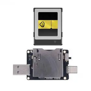 FOR CFexpress Card Reader USB 3.0 Type A + USB3.1 Type C 10Gbps to CF Express Riser Adapter JMS583 Chip for CF Express Type B Memory FOR CFexpress Card Reader USB 3.0 Type A + USB3.1 Type C 10Gbps to CF Express Riser Adapter JMS583 Chip for CF Express Type B Memory