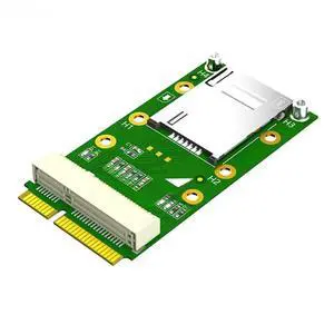 FOR Mini PCIE 3G/4G Module to Mini PCI Express Adapter + Self Elastic SIM Card Holder Slot Supports WWAN LTE GPS Mini PCI-E Card FOR Mini PCIE 3G/4G Module to Mini PCI Express Adapter + Self Elastic SIM Card Holder Slot Supports WWAN LTE GPS Mini PCI-E Card