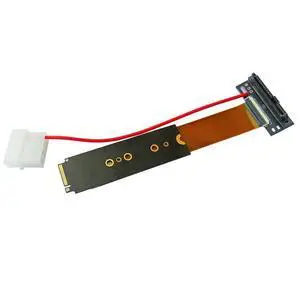 FOR U.2 Interface U.2 to M.2 NVMe NGFF Key M key-M M2 Adapter Riser Card Converter FPC Extender Cable For 2.5" NVMe U.2 SFF-8639 SSD FOR U.2 Interface U.2 to M.2 NVMe NGFF Key M key-M M2 Adapter Riser Card Converter FPC Extender Cable For 2.5" NVMe U.2 SFF-8639 SSD