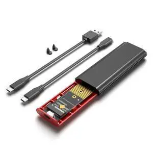 FOR M.2 NVMe SSD Enclosure Adapter Tool-Free USB C 3.1 Thunderbolt 3 10Gb NGFF Sata PCIe M-Key for 2230 2242 2260 2280 Dual Protocol FOR M.2 NVMe SSD Enclosure Adapter Tool-Free USB C 3.1 Thunderbolt 3 10Gb NGFF Sata PCIe M-Key for 2230 2242 2260 2280 Dual Protocol