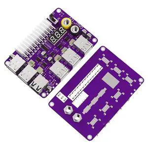 FOR ATX 24Pin + 12 Port USB 2.0 Power Breakout Board Adapter Acrylic Case Kit Three Digit LED Display 12V Output Support QC2.0 QC3.0 FOR ATX 24Pin + 12 Port USB 2.0 Power Breakout Board Adapter Acrylic Case Kit Three Digit LED Display 12V Output Support QC2.0 QC3.0
