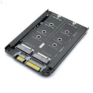 FOR Metal Case Dual B+M Key M.2 NGFF SSD To 2.5 SATA 6Gb Adapter Card With Enclosure Socket M2 NGFF to SATA Adapter M.2 SATA Adapter FOR Metal Case Dual B+M Key M.2 NGFF SSD To 2.5 SATA 6Gb Adapter Card With Enclosure Socket M2 NGFF to SATA Adapter M.2 SATA Adapter